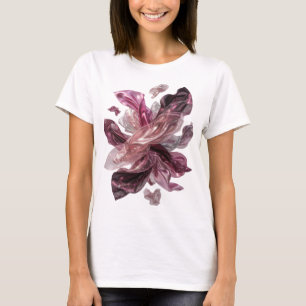 Camiseta Personalizada de Arte Abstrata Prata Clás