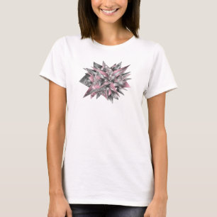 Camiseta Personalizada de ARTE ABSTRATA Rosa Engra