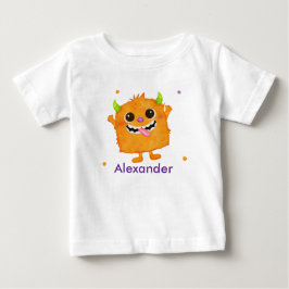 Camiseta Personalizada de Bebê e Criança com Nome 