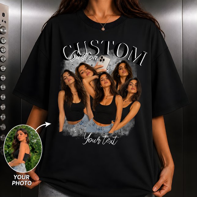 Camiseta personalizada de bootleg retrô dos anos 9 (Criador carregado)