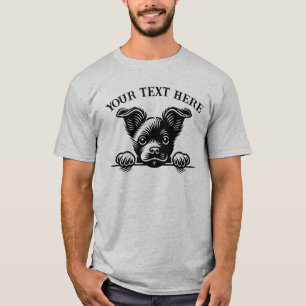 Camiseta Personalizada de Cachorro Fofinho – Texto