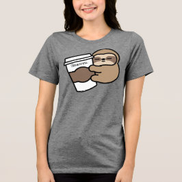 Camiseta Personalizada de Café & Preguiças