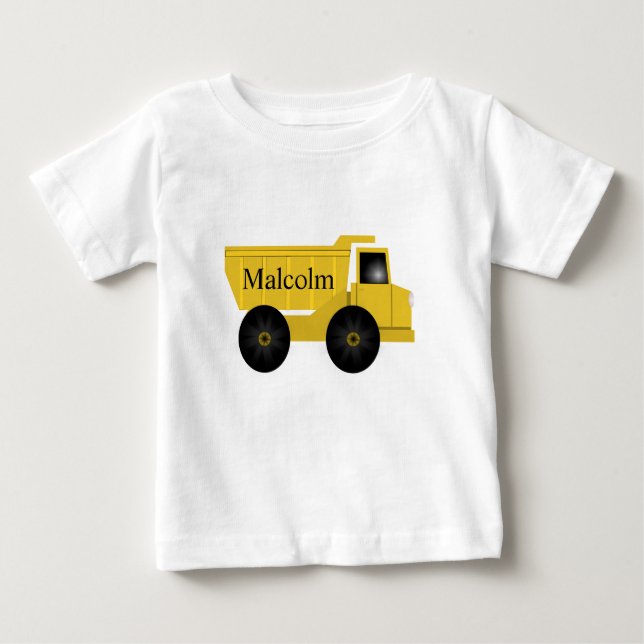 Camiseta Personalizada de Caminhão para Crianças - (Frente)