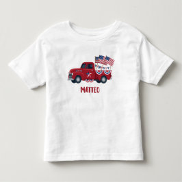 Camiseta Personalizada de Caminhonete para 4 de Ju