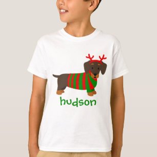 Camiseta Personalizada De Cão De Natal