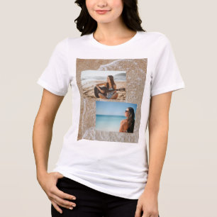 Camiseta Personalizada de Colagem de Fotos Féria