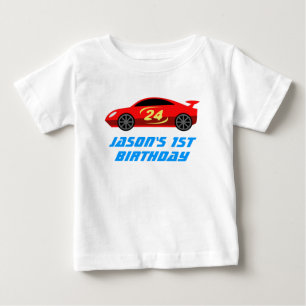 Camiseta personalizada de corrida de carro para 1º