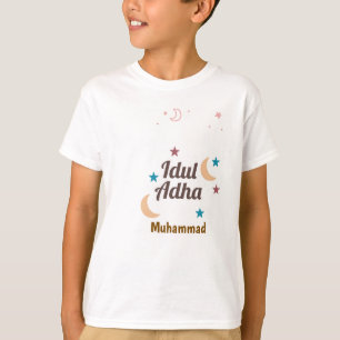 Camiseta Personalizada de Eid Ul Adha para Criança