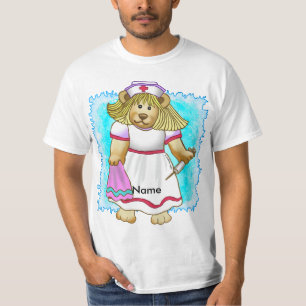 Camiseta personalizada de enfermeiras Betsy Bear E