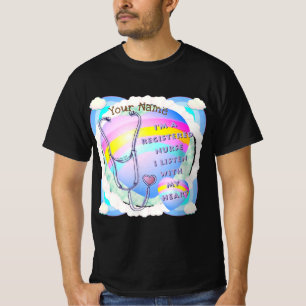 Camiseta personalizada de enfermeiras cardíacas ca
