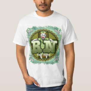 Camiseta personalizada de enfermeiras de macaco-me