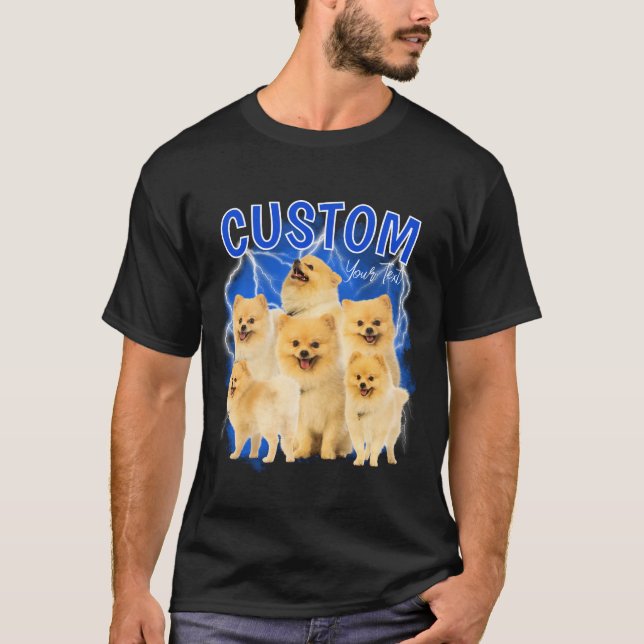 Camiseta Personalizada de Estimação Vintage Bootle (Frente)