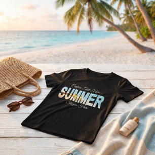 Camiseta Personalizada de Férias Costeiras com Pas