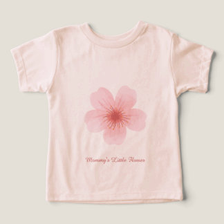 Camiseta Personalizada de Floral para Bebê e Crian