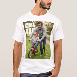 Camiseta Personalizada de Foto do Dia dos Pais Pho