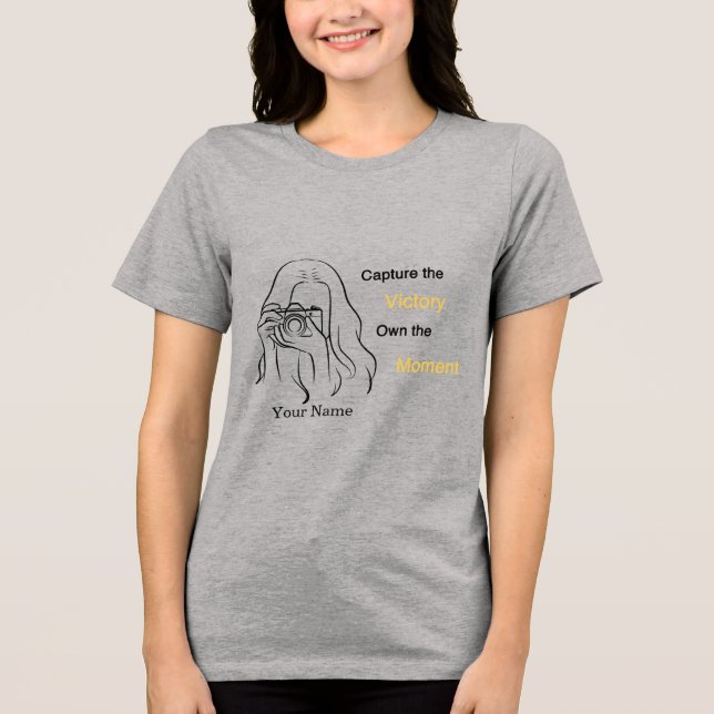 Camiseta Personalizada de Fotógrafo Capture a Vitó (Frente)