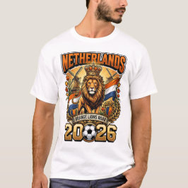 Camiseta Personalizada de Futebol da Holanda 2026