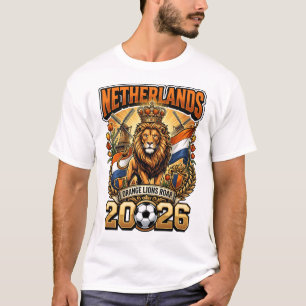 Camiseta Personalizada de Futebol da Holanda 2026