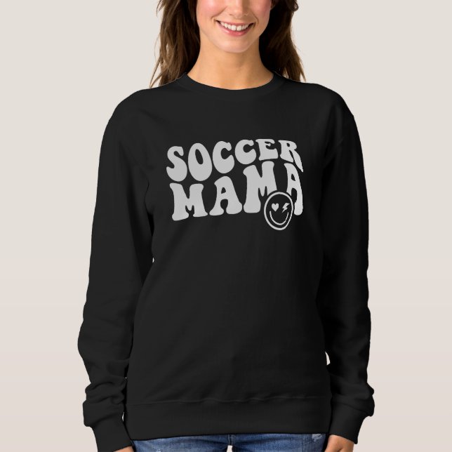 Camiseta Personalizada De Futebol Da Mama Do Retro (Frente)