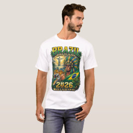 Camiseta Personalizada de Futebol do Brasil 2026