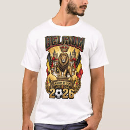 Camiseta Personalizada de Futebol para Fã da Bélgi