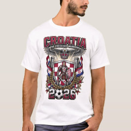 Camiseta Personalizada de Futebol para Fã da Croác
