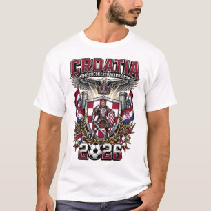 Camiseta Personalizada de Futebol para Fã da Croác