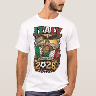 Camiseta Personalizada de Futebol para Fã da Itáli