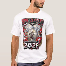 Camiseta Personalizada de Futebol para Fã da Suíça