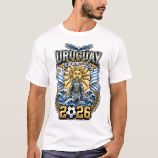 Camiseta Personalizada de Futebol para Fã da Urugu