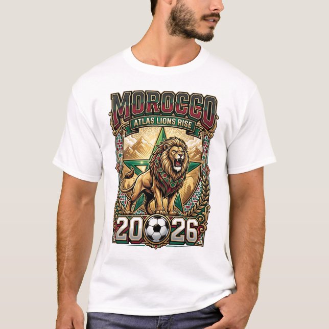 Camiseta Personalizada de Futebol para Fã de Marro (Frente)