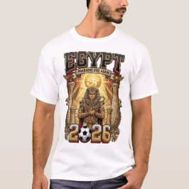 Camiseta Personalizada de Futebol para Fã do Egito