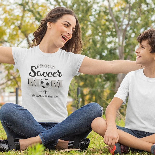 Camiseta Personalizada de Futebol para Mãe Orgulho (Criador carregado)