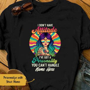 Camiseta Personalizada de Hippie Menina que Você N