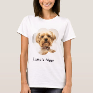 Camiseta Personalizada de Mãe de Cachorro com Foto