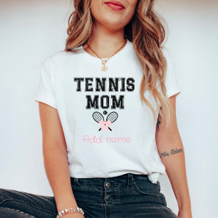 Camiseta Personalizada de Mãe de Tenista com Laço 
