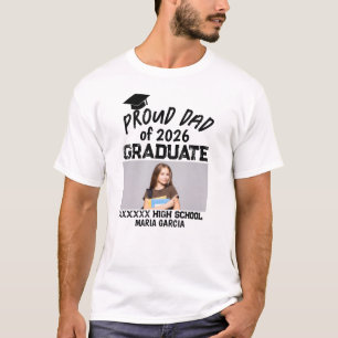 Camiseta Personalizada de Mãe Orgulhosa de Graduad