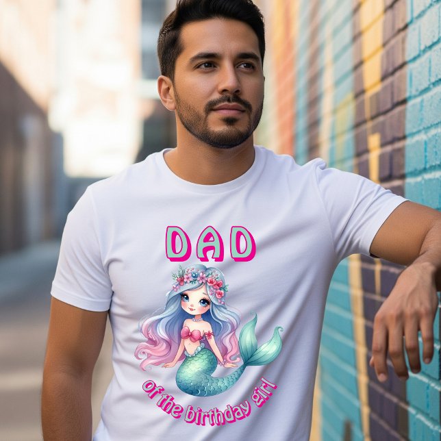 Camiseta personalizada de mermaid mint para papai  (Criador carregado)