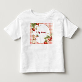 Camiseta Personalizada de Morango e Ratinho para C