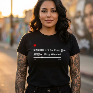 Camiseta Personalizada de Música Antiga Favorita