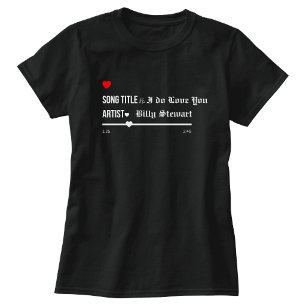 Camiseta Personalizada de Música Antiga Favorita
