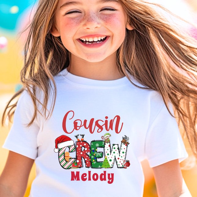 Camiseta personalizada de Natal da tripulação de p (Criador carregado)