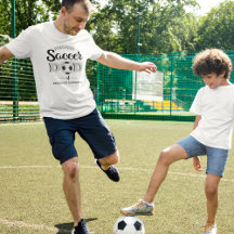 Camiseta Personalizada de Pai de Futebol Orgulhoso