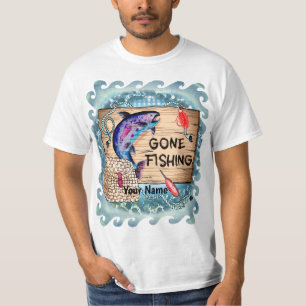 Camiseta personalizada de pesca perdida