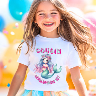 Camiseta personalizada de prima da sereia da anive