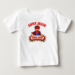 Camiseta Personalizada de Super-Herói Infantil com
