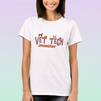 Camiseta Personalizada de Técnico de Veterinária