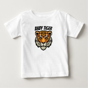 Camiseta Personalizada de Tigre Bebê