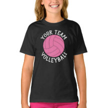 Camiseta personalizada de voleibol feminino cor-de