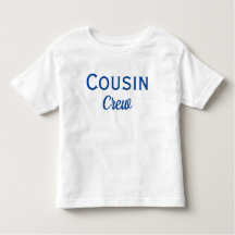 Camiseta Personalizada do Cousin Crew Toddler